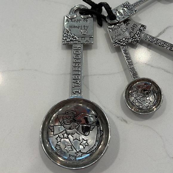 Pewter Measuring Spoons Recipe For Love Design Angel Heart Star
Honesty Loyalty - Picture 4 of 5